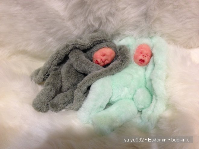 Малыши зайки тедди долл. Авторские игрушки