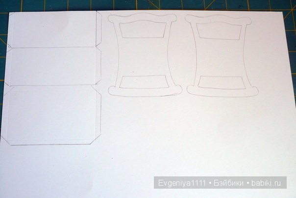 Картонная люлечка (кроватка) для кукол-пупсят. Мастер-класс