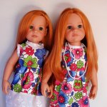 Любимые куклы Готц Алиса и Василиса в новых платьях