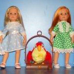 Весёлые горошки - платья для девочек Готц