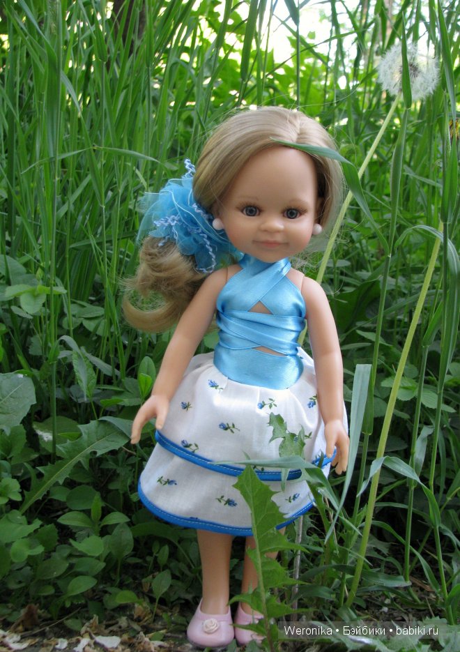 Первые цветы, которые цветут у нас... Моя прогулка с куклой Клеопатра от Paola Reina (фото 9)