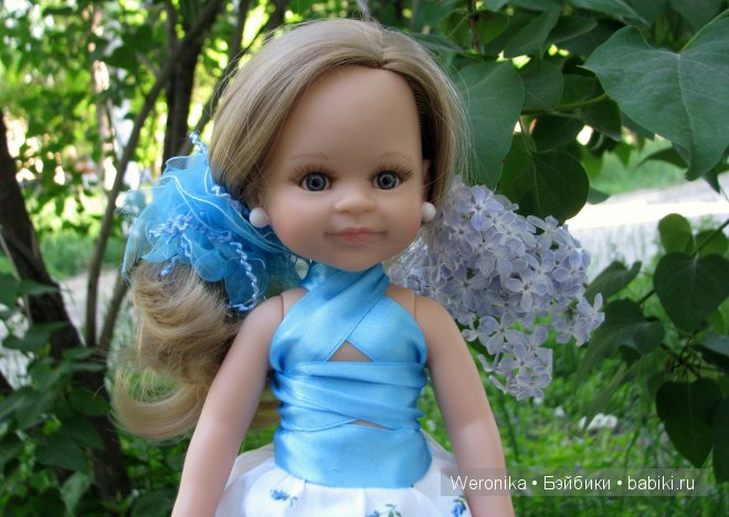 Первые цветы, которые цветут у нас... Моя прогулка с куклой Клеопатра от Paola Reina (фото 8)
