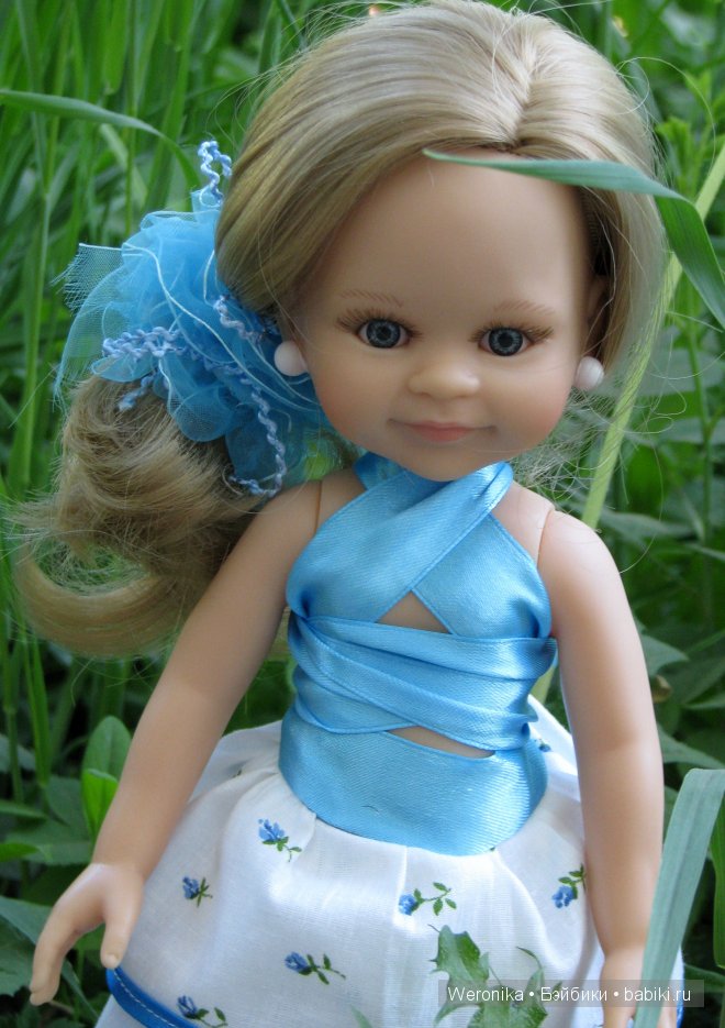 Первые цветы, которые цветут у нас... Моя прогулка с куклой Клеопатра от Paola Reina (фото 10)