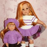 Фиолетовые краски для Наташи и Дуняши