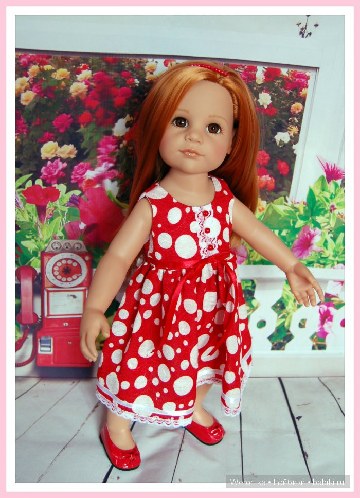 "Красная Роза" - новое платье для Дуняши (Ханна с собачкой 2011) от Готц (фото 5)