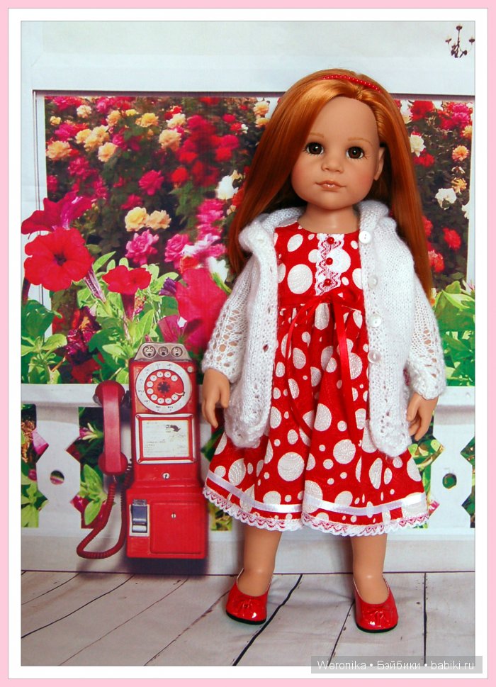 "Красная Роза" - новое платье для Дуняши (Ханна с собачкой 2011) от Готц