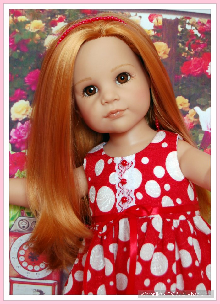 "Красная Роза" - новое платье для Дуняши (Ханна с собачкой 2011) от Готц