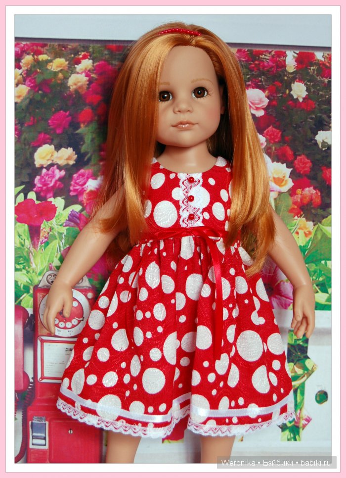 "Красная Роза" - новое платье для Дуняши (Ханна с собачкой 2011) от Готц (фото 2)