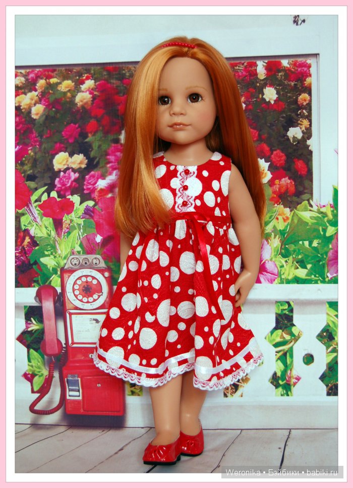 "Красная Роза" - новое платье для Дуняши (Ханна с собачкой 2011) от Готц (фото 4)