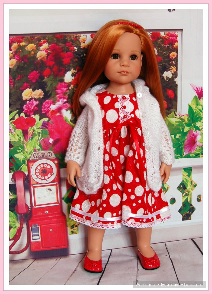 "Красная Роза" - новое платье для Дуняши (Ханна с собачкой 2011) от Готц