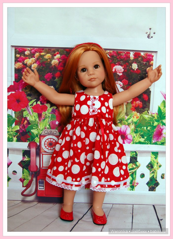 "Красная Роза" - новое платье для Дуняши (Ханна с собачкой 2011) от Готц (фото 8)