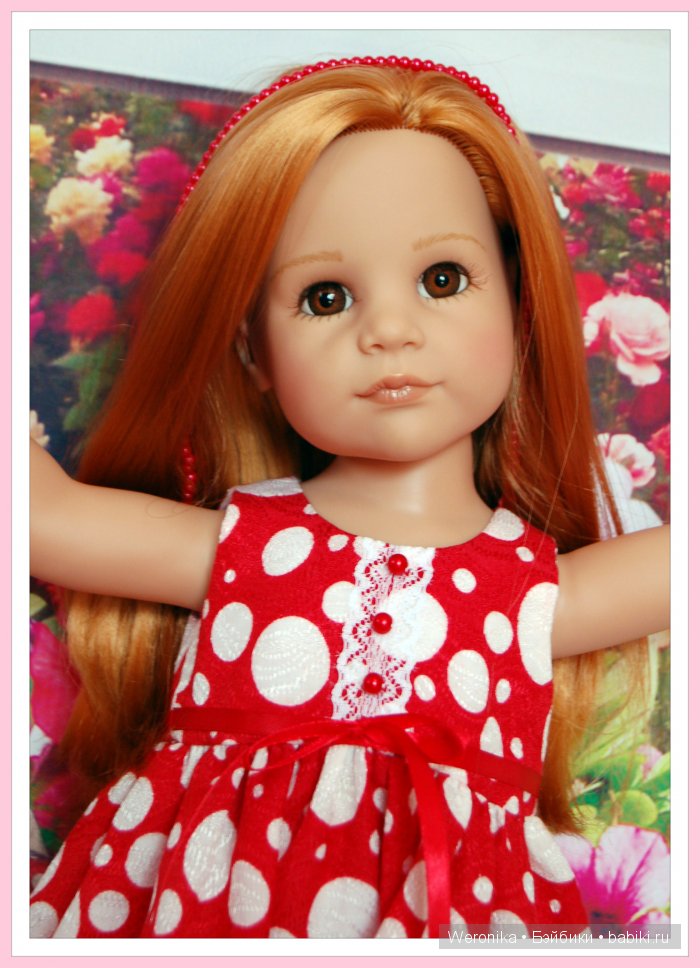 "Красная Роза" - новое платье для Дуняши (Ханна с собачкой 2011) от Готц (фото 9)