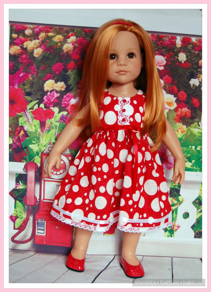 "Красная Роза" - новое платье для Дуняши (Ханна с собачкой 2011) от Готц