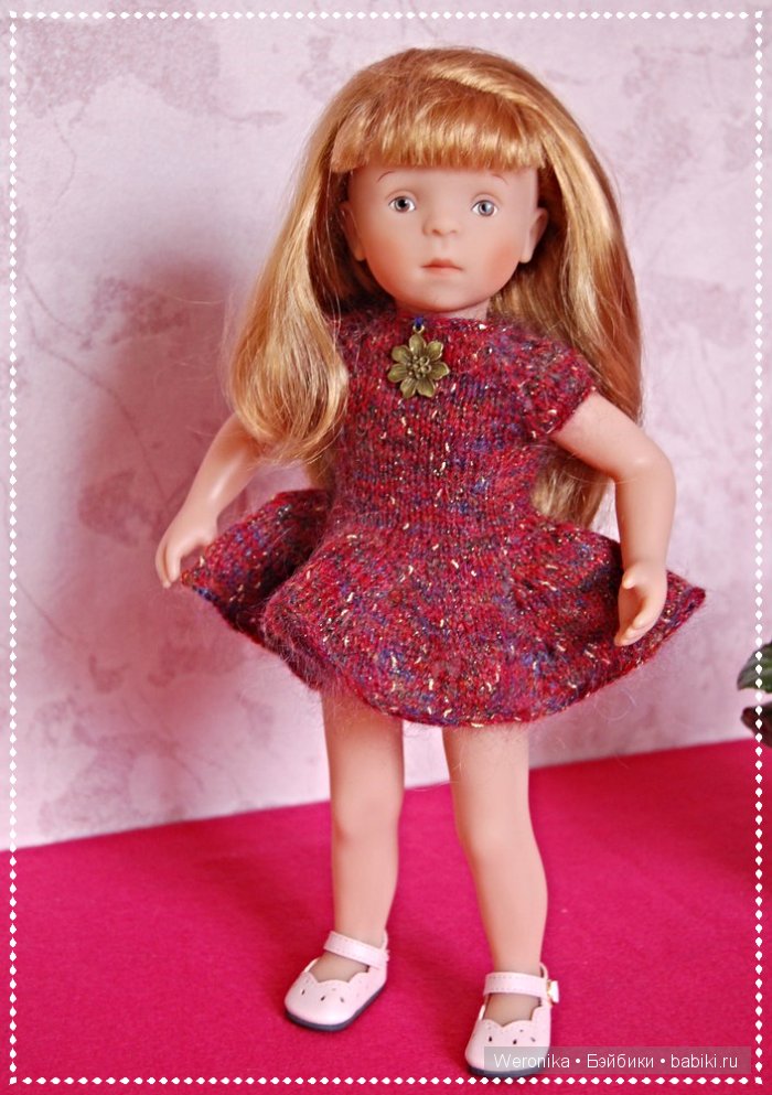 Новые вязанные наряды для любимых девочек Minouche и Paola Reina (фото 4)