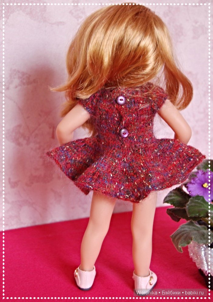 Новые вязанные наряды для любимых девочек Minouche и Paola Reina (фото 5)