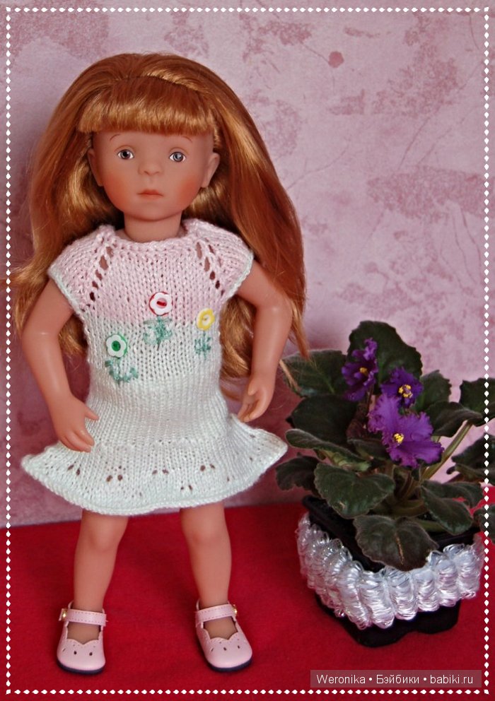 Новые вязанные наряды для любимых девочек Minouche и Paola Reina