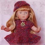 Новые вязанные наряды для любимых девочек Minouche и Paola Reina