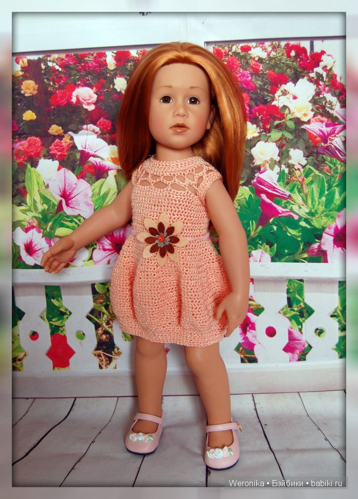 «Палитра летних красок» - подарки - наряды от феи Платье "Персик". Часть вторая (фото 3)