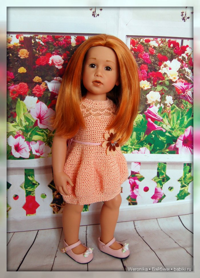 «Палитра летних красок» - подарки - наряды от феи Платье "Персик". Часть вторая (фото 10)