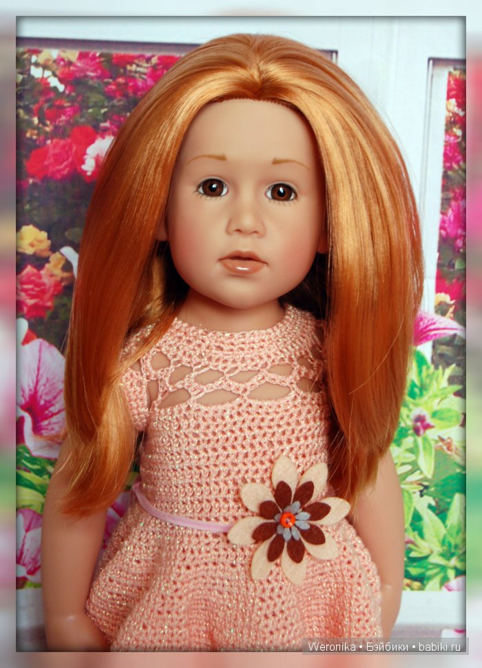 «Палитра летних красок» - подарки - наряды от феи Платье "Персик". Часть вторая