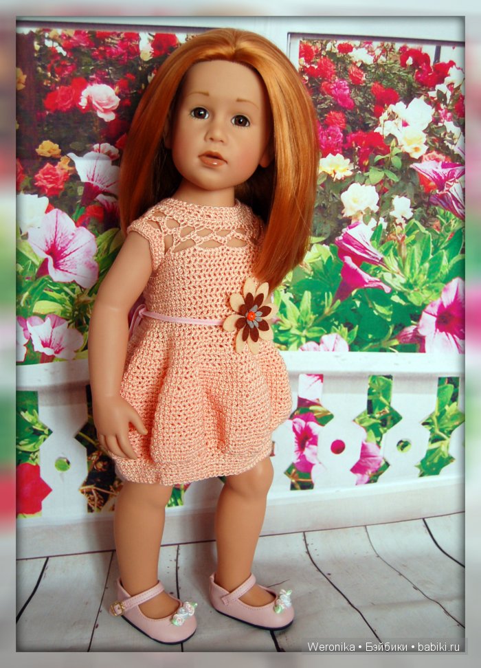 «Палитра летних красок» - подарки - наряды от феи Платье "Персик". Часть вторая (фото 7)