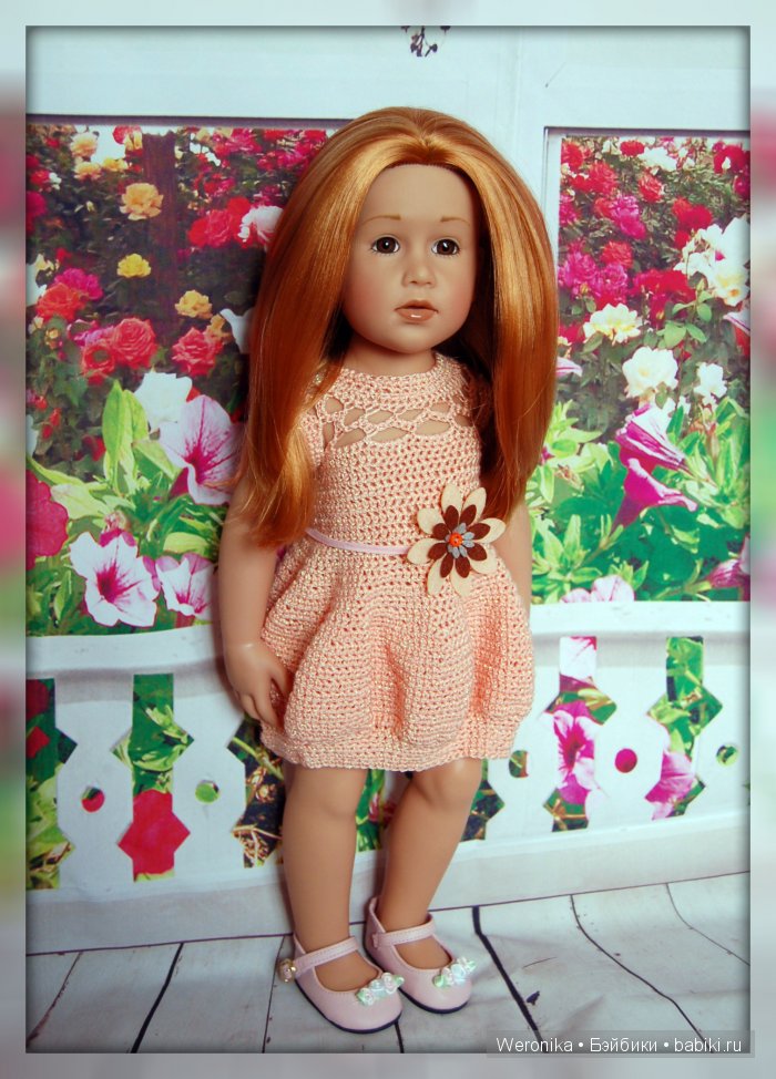 «Палитра летних красок» - подарки - наряды от феи Платье "Персик". Часть вторая (фото 5)