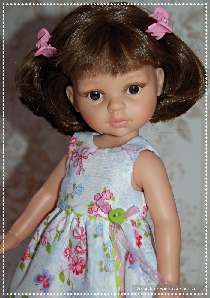 Летнее хлопковое платье - подарок для Виктории от Paola Reina | Бэйбики Летнее хлопковое платье - подарок для Виктории от Paola Reina (фото 6)