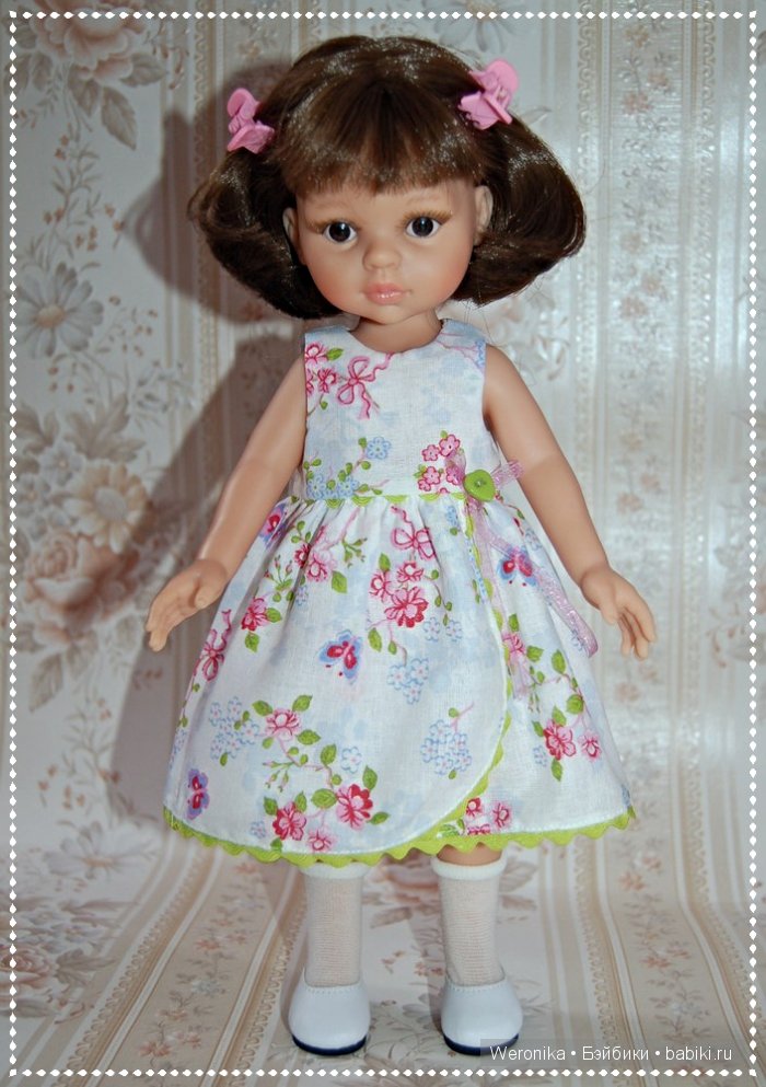 Летнее хлопковое платье - подарок для Виктории от Paola Reina | Бэйбики Летнее хлопковое платье - подарок для Виктории от Paola Reina