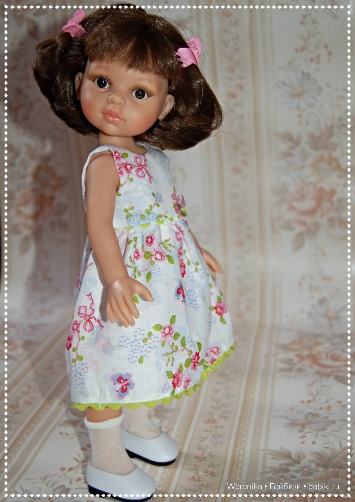 Летнее хлопковое платье - подарок для Виктории от Paola Reina | Бэйбики Летнее хлопковое платье - подарок для Виктории от Paola Reina (фото 9)