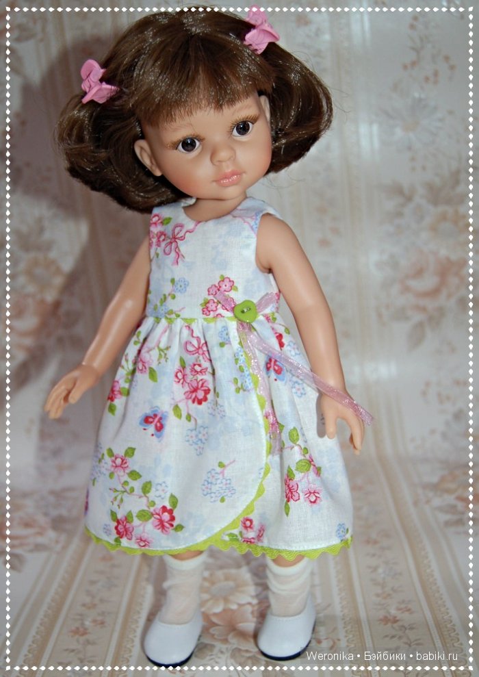 Летнее хлопковое платье - подарок для Виктории от Paola Reina | Бэйбики Летнее хлопковое платье - подарок для Виктории от Paola Reina (фото 5)