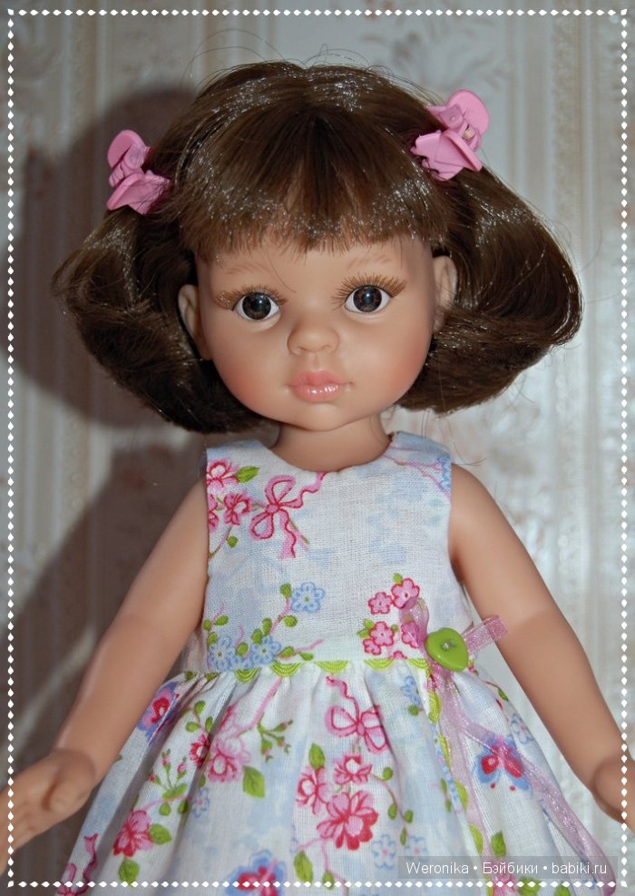 Летнее хлопковое платье - подарок для Виктории от Paola Reina | Бэйбики Летнее хлопковое платье - подарок для Виктории от Paola Reina (фото 2)