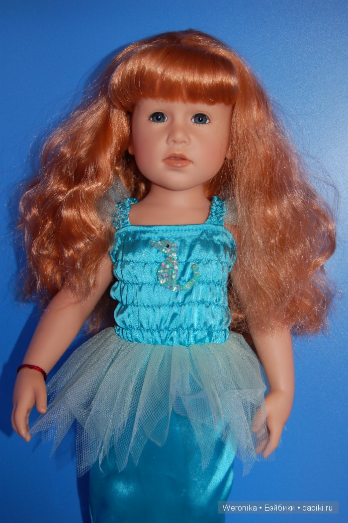 Солнечная девочка Русалочка от Готц (фото 8)