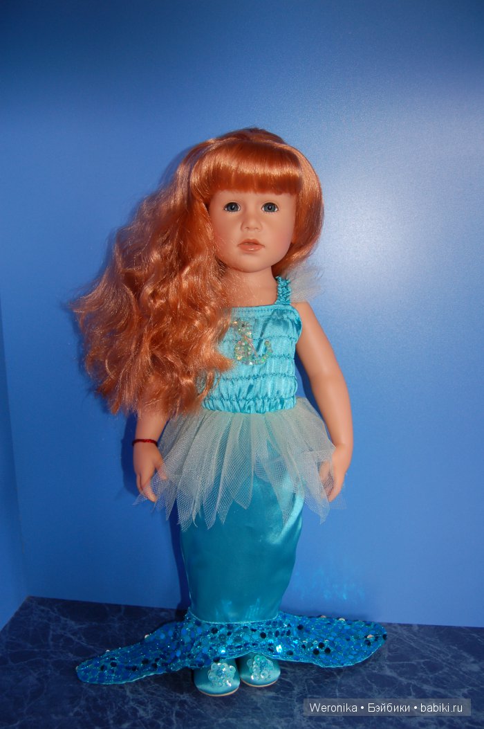 Солнечная девочка Русалочка от Готц (фото 9)