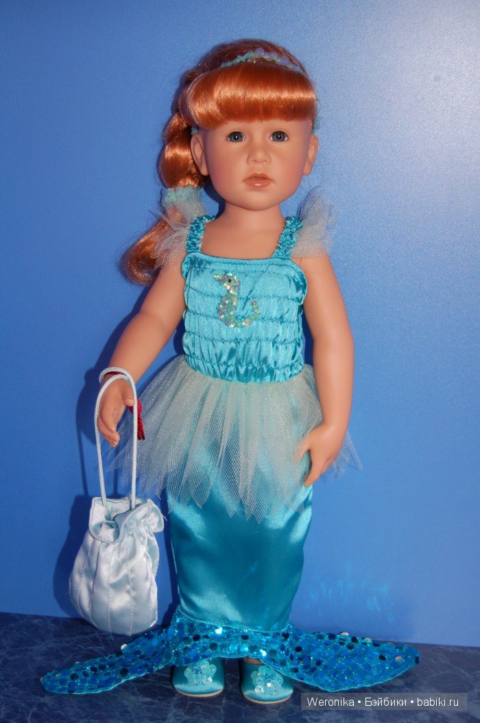 Солнечная девочка Русалочка от Готц (фото 2)