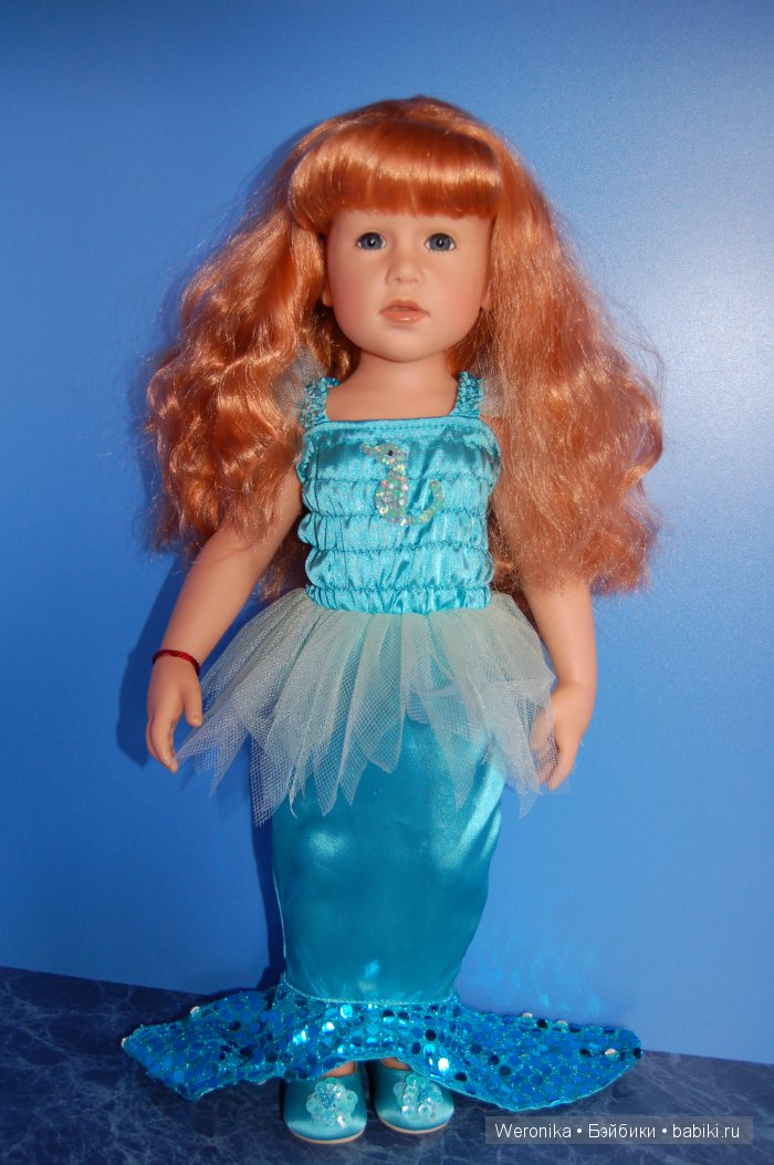 Солнечная девочка Русалочка от Готц (фото 5)