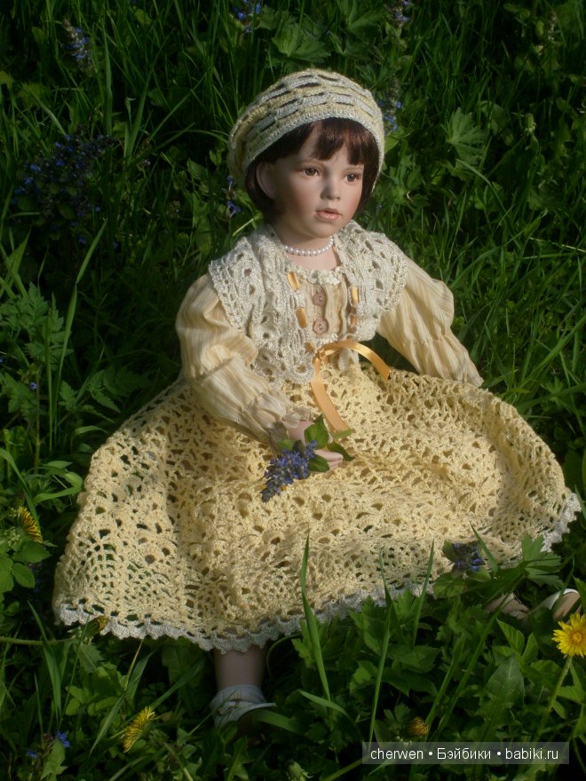 Романтическое настроение. Наряд для Николь, фарфоровой куклы от Vera Scholz | Бэйбики Романтическое настроение. Наряд для Николь, фарфоровой куклы от Vera Scholz (фото 4)