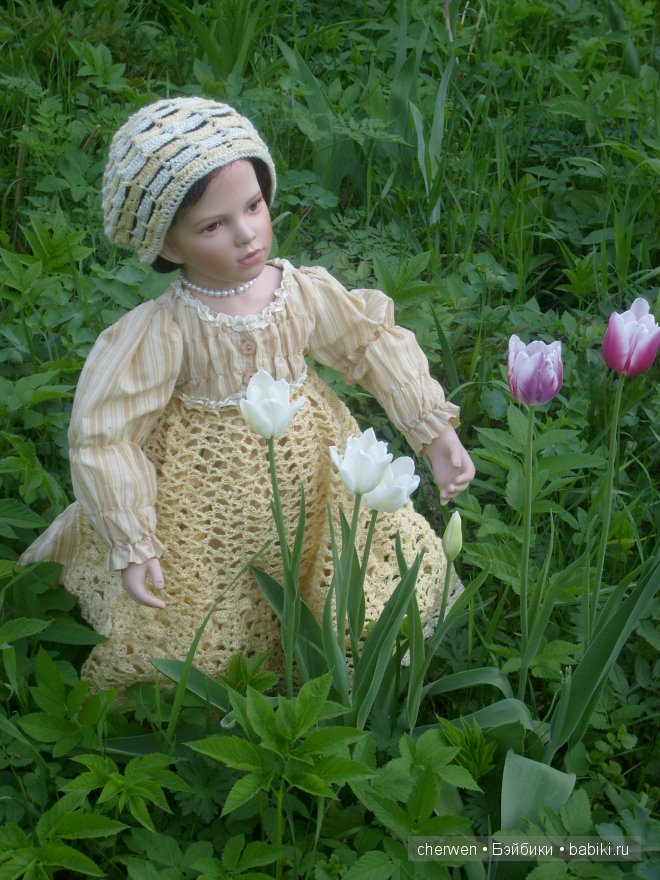 Романтическое настроение. Наряд для Николь, фарфоровой куклы от Vera Scholz | Бэйбики Романтическое настроение. Наряд для Николь, фарфоровой куклы от Vera Scholz (фото 9)