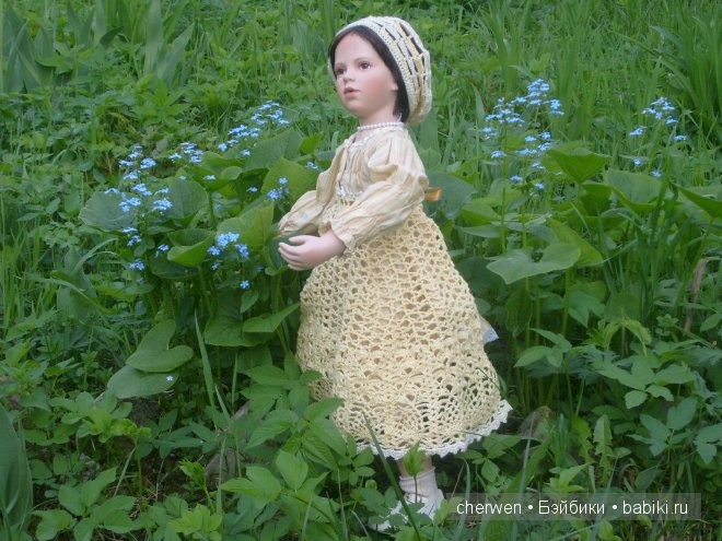 Романтическое настроение. Наряд для Николь, фарфоровой куклы от Vera Scholz | Бэйбики Романтическое настроение. Наряд для Николь, фарфоровой куклы от Vera Scholz (фото 3)