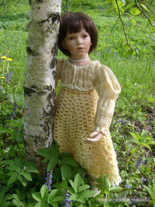 Романтическое настроение. Наряд для Николь, фарфоровой куклы от Vera Scholz | Бэйбики Романтическое настроение. Наряд для Николь, фарфоровой куклы от Vera Scholz