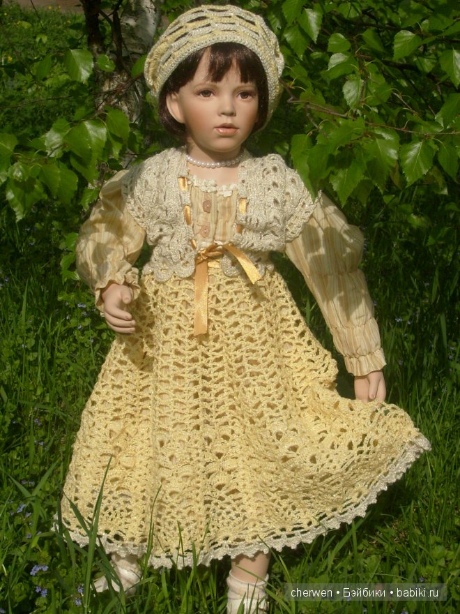 Романтическое настроение. Наряд для Николь, фарфоровой куклы от Vera Scholz | Бэйбики Романтическое настроение. Наряд для Николь, фарфоровой куклы от Vera Scholz (фото 5)