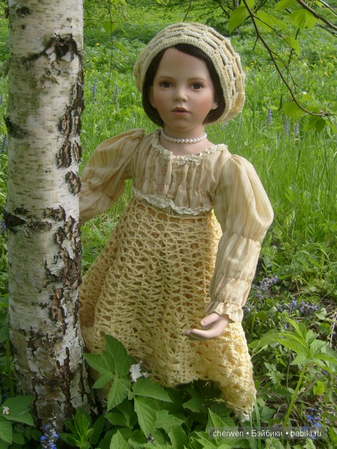 Романтическое настроение. Наряд для Николь, фарфоровой куклы от Vera Scholz | Бэйбики Романтическое настроение. Наряд для Николь, фарфоровой куклы от Vera Scholz