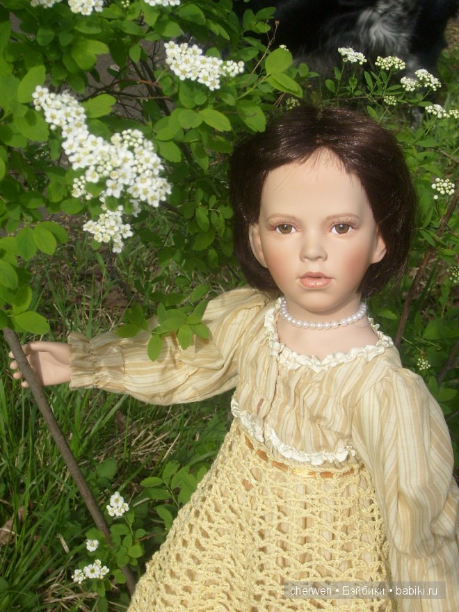 Романтическое настроение. Наряд для Николь, фарфоровой куклы от Vera Scholz | Бэйбики Романтическое настроение. Наряд для Николь, фарфоровой куклы от Vera Scholz