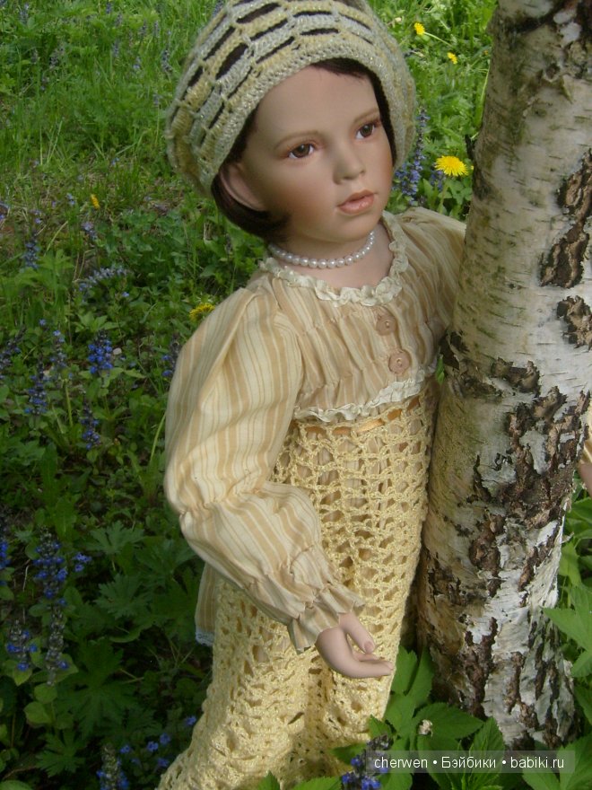 Романтическое настроение. Наряд для Николь, фарфоровой куклы от Vera Scholz | Бэйбики Романтическое настроение. Наряд для Николь, фарфоровой куклы от Vera Scholz