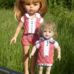 Обновки для Паолочки и маленькой Адорочки.