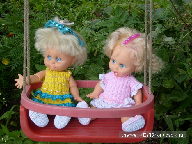 На скрипучие качели... Куколки Galoob Baby Face