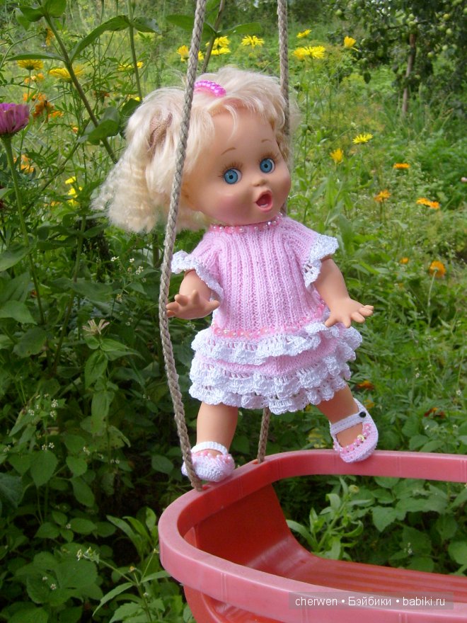 На скрипучие качели... Куколки Galoob Baby Face (фото 3)
