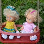 На скрипучие качели... Куколки Galoob Baby Face