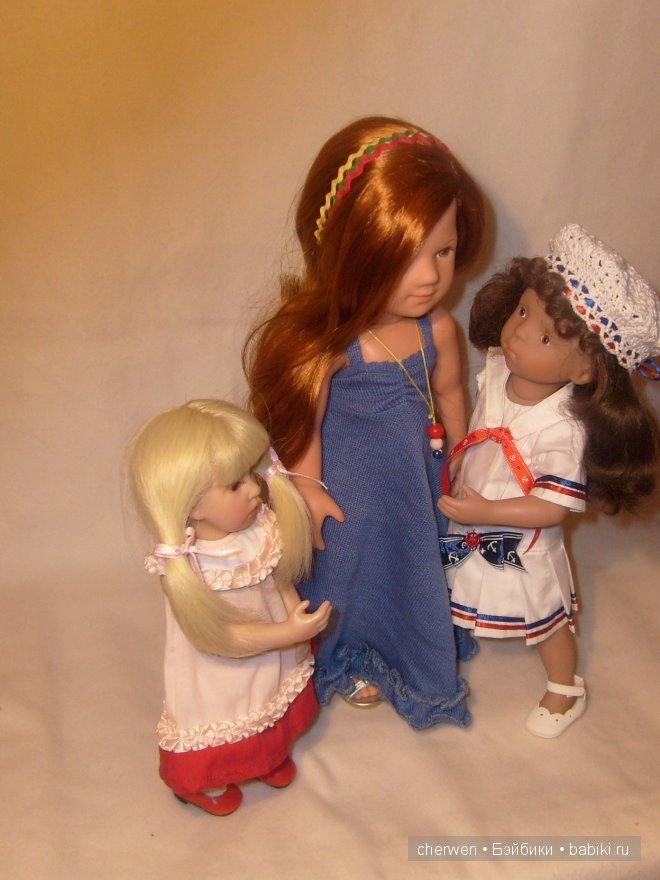 Розовое блаженство. Куклы Minouche Kaethe Kruse и малышки Beatrice Perini (фото 7)