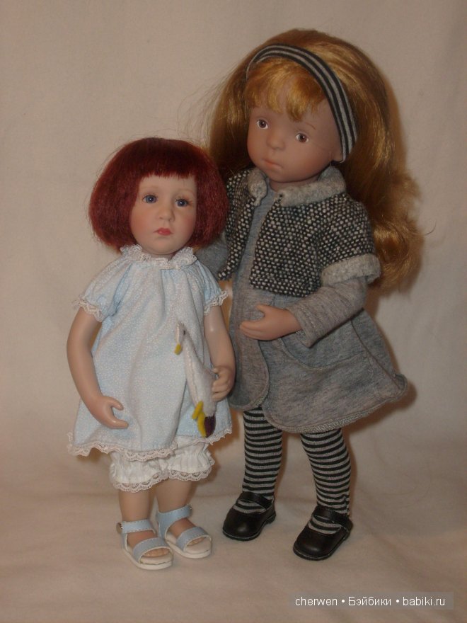 Розовое блаженство. Куклы Minouche Kaethe Kruse и малышки Beatrice Perini (фото 6)