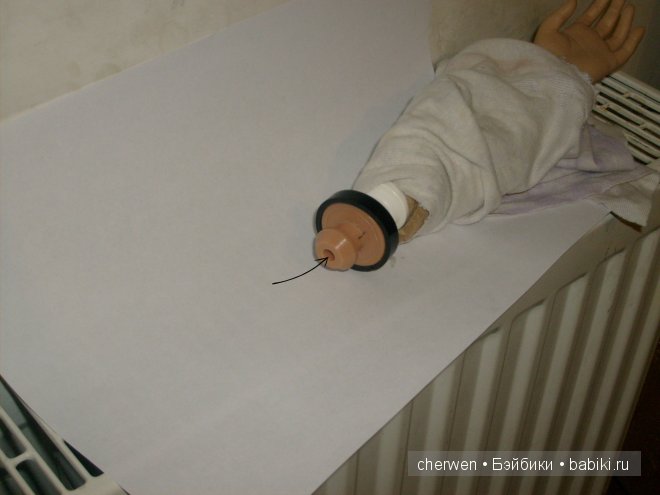 Как отремонтировать руку кукле Skille (молд Мерле и Майя) (фото 4)